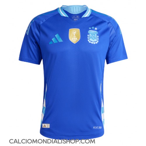 Maglie da calcio Argentina Seconda Maglia Copa America 2024 Manica Corta